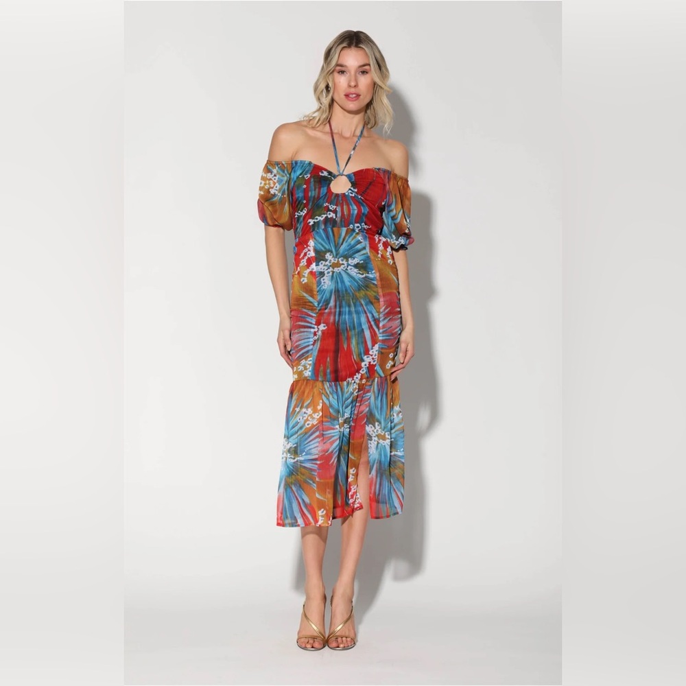 Walter Baker Danielle Dress in Rio Palm - Picture 2 of 9